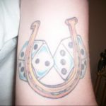 фото пример тату подкова 02.02.2020 №265 -horseshoe tattoo- tatufoto.com