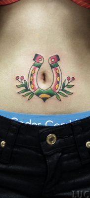 фото пример тату подкова 02.02.2020 №303 -horseshoe tattoo- tatufoto.com