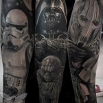 фото тату Дарт Вейдер 04.02.2020 №1012 -darth vader tattoo- tatufoto.com