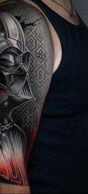 фото тату Дарт Вейдер 04.02.2020 №1178 -darth vader tattoo- tatufoto.com
