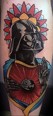 фото тату Дарт Вейдер 04.02.2020 №1191 -darth vader tattoo- tatufoto.com