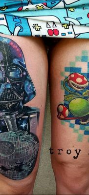 фото тату Дарт Вейдер 04.02.2020 №1224 -darth vader tattoo- tatufoto.com