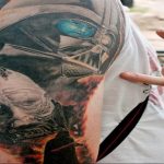 фото тату Дарт Вейдер 04.02.2020 №1307 -darth vader tattoo- tatufoto.com