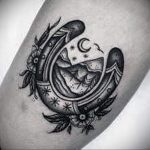 фото тату подкова на удачу 02.02.2020 №001 -horseshoe tattoo- tatufoto.com