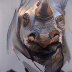 фото эскиза тату носорог 02.02.2020 №005 -rhino tattoo sketches- tatufoto.com