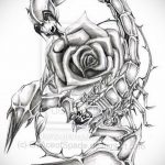 эскиз тату роза для девушки 04.02.2020 №005 -rose tattoo for girl- tatufoto.com