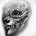 эскиз тату роза для девушки 04.02.2020 №010 -rose tattoo for girl- tatufoto.com
