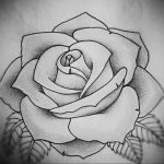 эскиз тату роза для девушки 04.02.2020 №011 -rose tattoo for girl- tatufoto.com