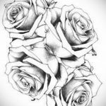 эскиз тату роза для девушки 04.02.2020 №015 -rose tattoo for girl- tatufoto.com