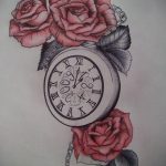 эскиз тату роза для девушки 04.02.2020 №042 -rose tattoo for girl- tatufoto.com