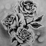 эскиз тату роза для девушки 04.02.2020 №043 -rose tattoo for girl- tatufoto.com