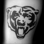 Фото рисунка тату оскал медведя 05.02.2020 №011 -tattoo grin bear- tatufoto.com