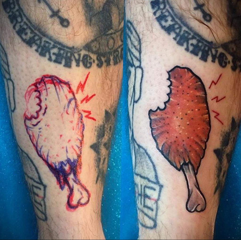 Chicken leg tattoo foto /019/XNUMX #XNUMX -chicken leg tattoos- Chicken leg tattoo foto /019/XNUMX #XNUMX -chicken leg tattoos-