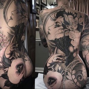 @chelseagabriellee - Красивая девушка с татуировками на карантине во время эпидемии COVID-19 для tatufoto.com 10