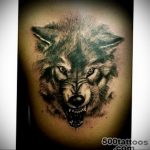 Фото рисунка тату оскал волка 05.02.2020 №015 -wolf grin tattoo- tatufoto.com