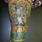 Фото рисунка тату оскал медведя 05.02.2020 №005 -tattoo grin bear- tatufoto.com
