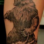 Фото рисунка тату оскал медведя 05.02.2020 №012 -tattoo grin bear- tatufoto.com