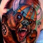 Фото рисунка тату оскал медведя 05.02.2020 №021 -tattoo grin bear- tatufoto.com