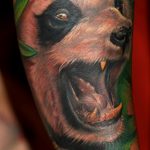 Фото рисунка тату оскал медведя 05.02.2020 №026 -tattoo grin bear- tatufoto.com