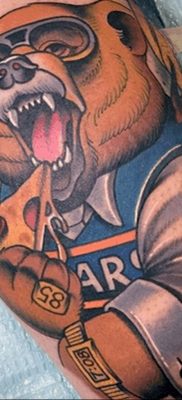 Фото рисунка тату оскал медведя 05.02.2020 №030 -tattoo grin bear- tatufoto.com