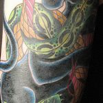 Фото рисунка тату оскал пантеры 05.02.2020 №009 -panther grin tattoo- tatufoto.com