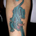 Фото рисунка тату оскал пантеры 05.02.2020 №033 -panther grin tattoo- tatufoto.com