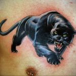 Фото рисунка тату оскал пантеры 05.02.2020 №047 -panther grin tattoo- tatufoto.com