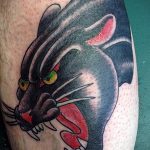 Фото рисунка тату оскал пантеры 05.02.2020 №053 -panther grin tattoo- tatufoto.com