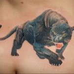 Фото рисунка тату оскал пантеры 05.02.2020 №102 -panther grin tattoo- tatufoto.com
