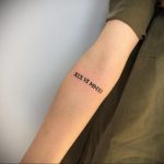 Фото тату дата на руке 07.02.2020 №007 -date tattoo on hand- tatufoto.com