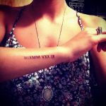Фото тату дата на руке 07.02.2020 №029 -date tattoo on hand- tatufoto.com