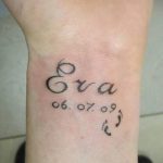 Фото тату дата на руке 07.02.2020 №036 -date tattoo on hand- tatufoto.com