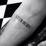 Фото тату дата на руке 07.02.2020 №043 -date tattoo on hand- tatufoto.com