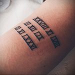 Фото тату дата на руке 07.02.2020 №052 -date tattoo on hand- tatufoto.com