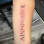 Фото тату дата на руке 07.02.2020 №074 -date tattoo on hand- tatufoto.com