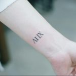 Фото тату дата на руке 07.02.2020 №181 -date tattoo on hand- tatufoto.com