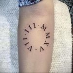 Фото тату дата на руке 07.02.2020 №185 -date tattoo on hand- tatufoto.com