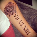 Фото тату дата на руке 07.02.2020 №218 -date tattoo on hand- tatufoto.com