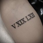 Фото тату дата на руке 07.02.2020 №244 -date tattoo on hand- tatufoto.com