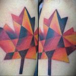 Фото тату про любовь Кленовый Лист 03.02.2020 №162 -maple leaf tattoo- tatufoto.com