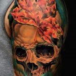 Фото тату про любовь Кленовый Лист 03.02.2020 №176 -maple leaf tattoo- tatufoto.com