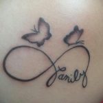 Фото тату про любовь рисунок Бесконечность 03.02.2020 №024 -heart tattoo- tatufoto.com
