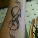 Фото тату про любовь рисунок Бесконечность 03.02.2020 №056 -heart tattoo- tatufoto.com