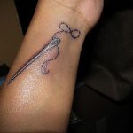 Фото тату про любовь рисунок Бесконечность 03.02.2020 №057 -heart tattoo- tatufoto.com