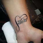 Фото тату про любовь рисунок Бесконечность 03.02.2020 №124 -heart tattoo- tatufoto.com