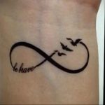Фото тату про любовь рисунок Бесконечность 03.02.2020 №131 -heart tattoo- tatufoto.com