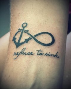 Фото тату про любовь рисунок Бесконечность 03.02.2020 №140 -heart tattoo- tatufoto.com