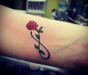 Фото тату про любовь рисунок Бесконечность 03.02.2020 №145 -heart tattoo- tatufoto.com