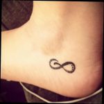 Фото тату про любовь рисунок Бесконечность 03.02.2020 №198 -heart tattoo- tatufoto.com
