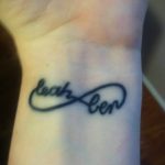 Фото тату про любовь рисунок Бесконечность 03.02.2020 №278 -heart tattoo- tatufoto.com